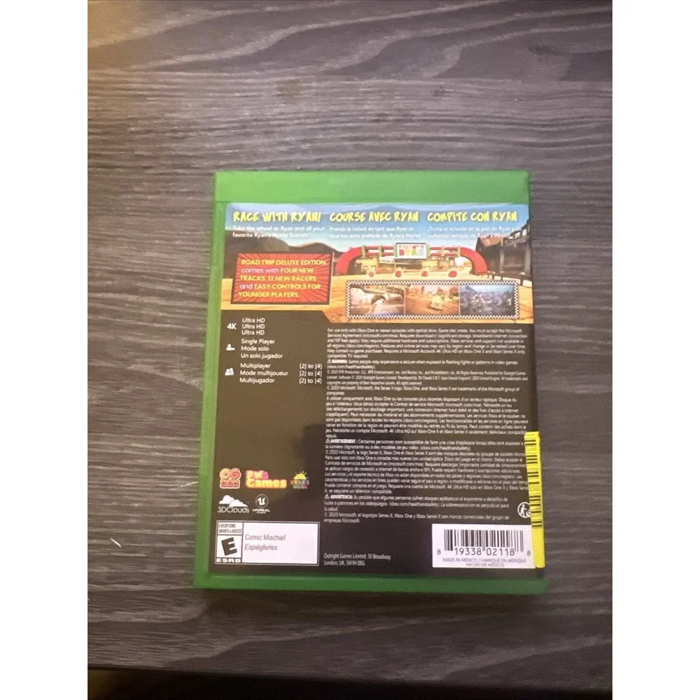 RACE WITH‎ RYAN ROAD TRIP DELUXE EDITION (Xbox One)